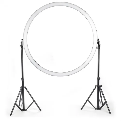 LED Lighting - Smith-Victor Saturn Pro Bi-Color LED Ring Light System with Stands (48