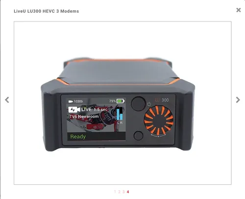 Signal Flow - LiveU LU300 HEVC