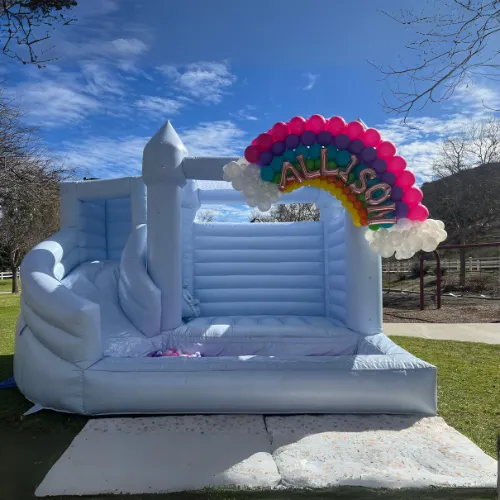 Frozen Castle Bounce + Slide + Ball Pit