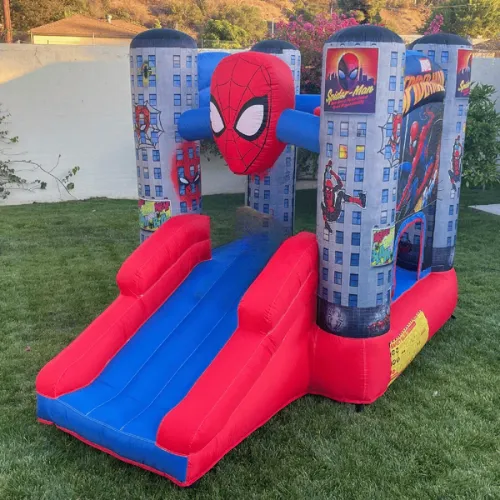 Toddler Spider-Man Bounce House with Slide