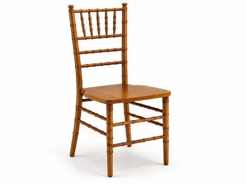 Wood Chiavari Chair – Light Fruitwood -- no cushion