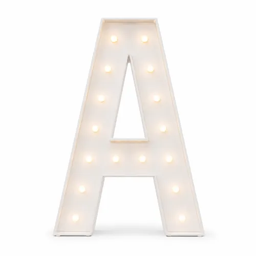Marquee Letter A – White