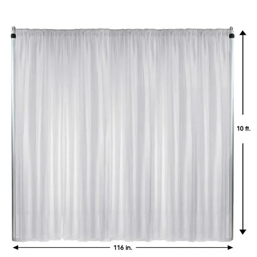 Back Drop drapes - White