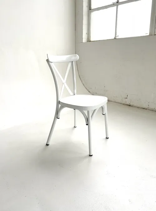 Adult Aluminium Crossback Chair
