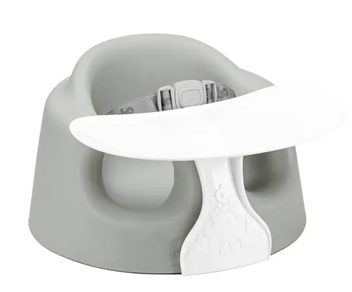Bumbo with Tray-Gray