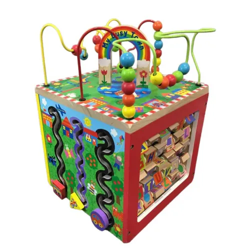 My Busy Town Wooden Activity Cube