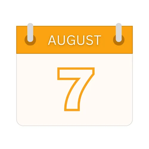 6 - 7pm - Monday 7th of August