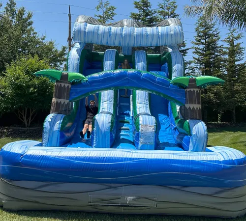 Double Lane Waterslide