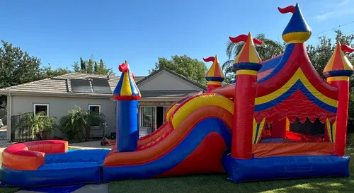 Castle Combo Bounce House Dry