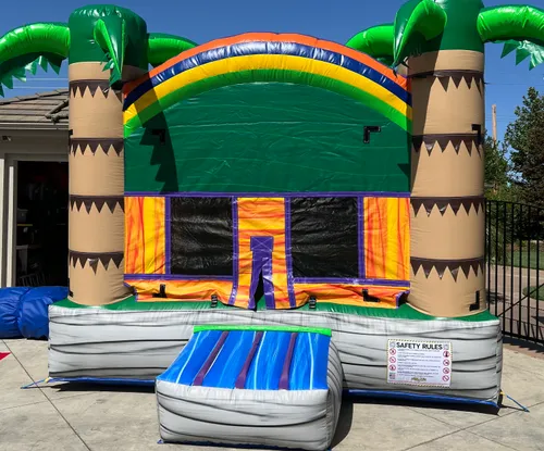 Jungle Jumper w/ baskeball hoop