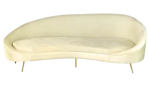 Brenda White Sofa