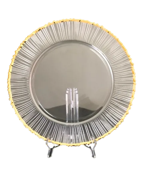 Gold Starburst Charger