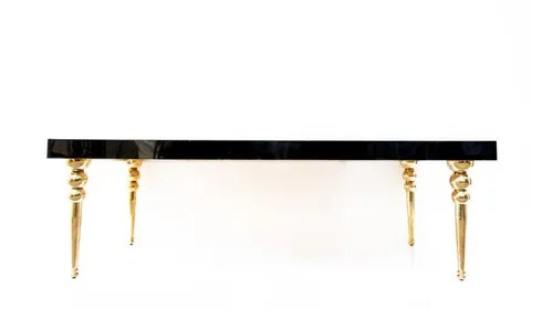 Celine black lacquer table