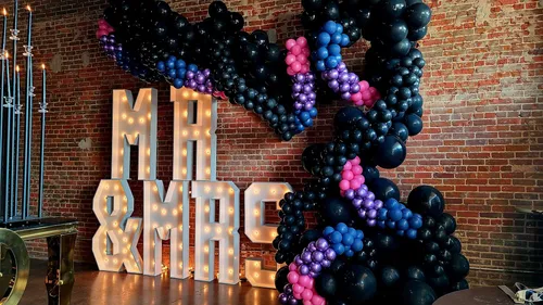 Mr & Mrs Marquee  6 pc set