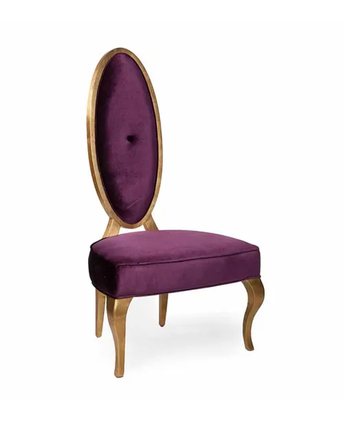 Yves Oval Back Lounge Chair