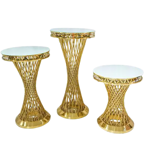 Grecian Key Stand Trio