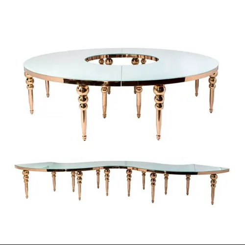Gold Serpintine Table