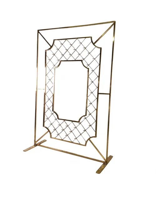 Cut Out Gold Candle Wall