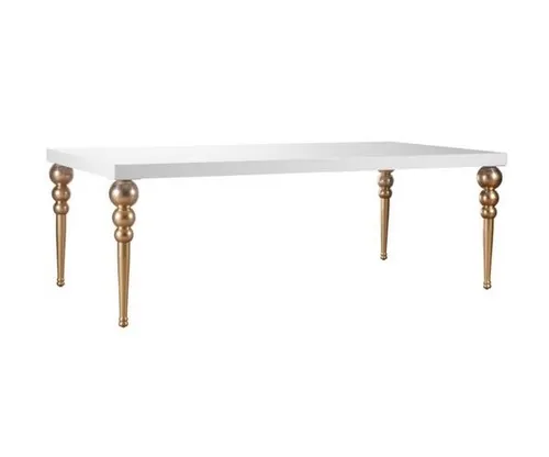 Celine White Lacquer table