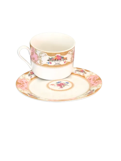 Pink Floral Coffee/Tea Set