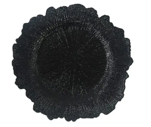 Black Reef Acrylic Charger