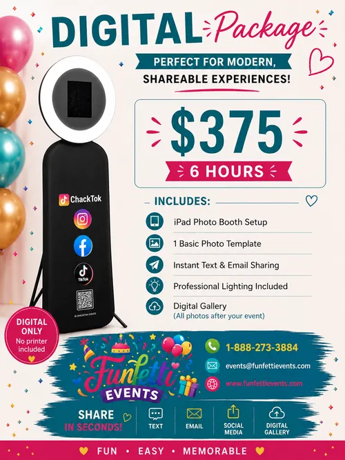 IPOD PHOTO BOOTH DIGITAL Package