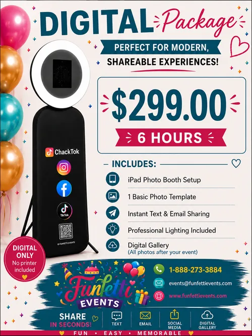 PHOTO BOOTH DIGITAL Package