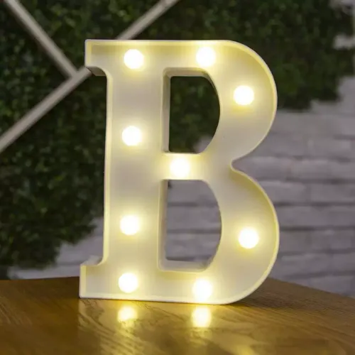 Illuminated letter B