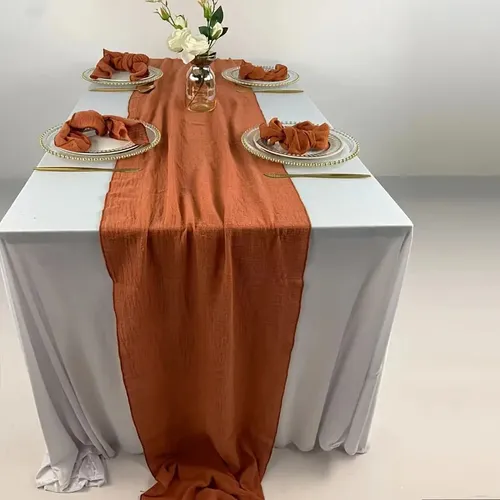 Burnt Orange Table runner