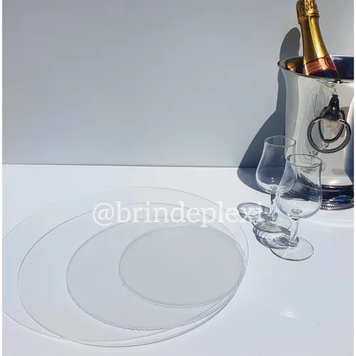 Disque plexi pour cascade à champagne