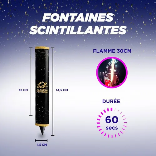 # Fontaines Scintillantes - 60 secondes