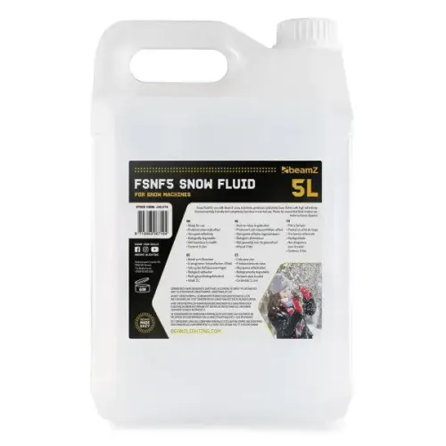 BeamZ FSNF5 - Liquide pour Machine à Neige - 5 Litres