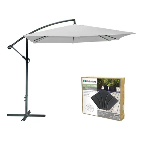 Parasol déporté + Lestage