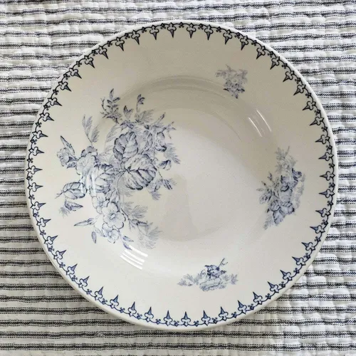 Assiette Plate vintage florale