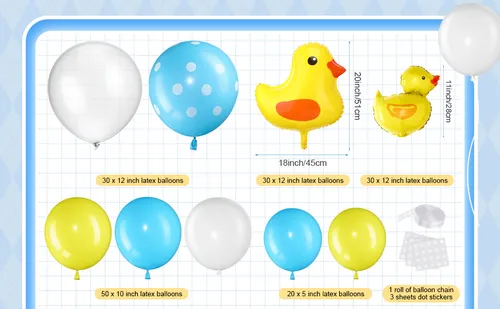 Ballons Latex 45cm x5