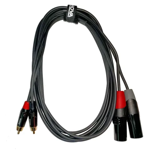 # Câble 3m - XLR 3 PIN Mâle - RCA Mâle