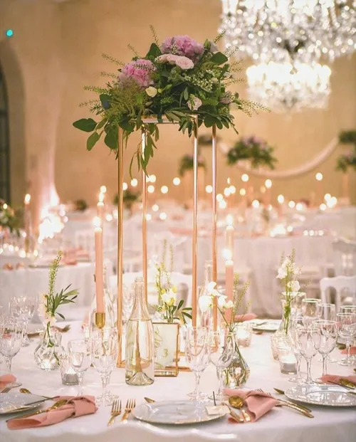 Serviette de table CH carrée 43x43cm Rose Pâle  (CMC)