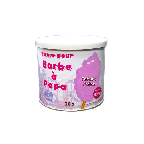 sucre barbe à papa 500g pour 20 barbe à papa