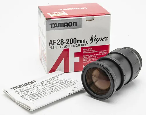 Tamron af 28-200mm f/3.8-5.6 LD Aspherical for Nikon-AF
