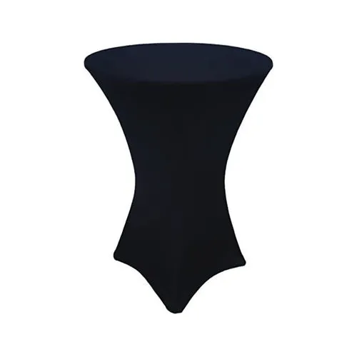 Lycra Cocktail Table Cover (Black)