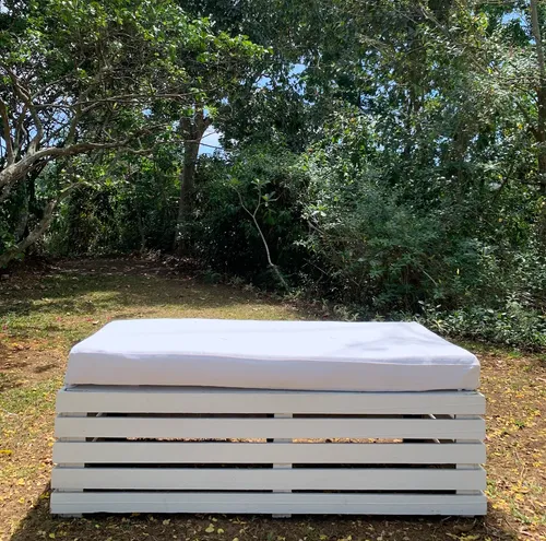 3 Seater Wooden Lounge