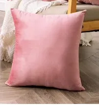 Pink Velvet Cushion Cover (Shade 3)