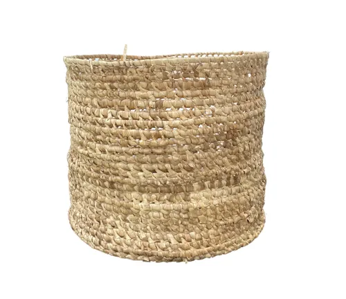 Round Hand Woven Basket (Large)
