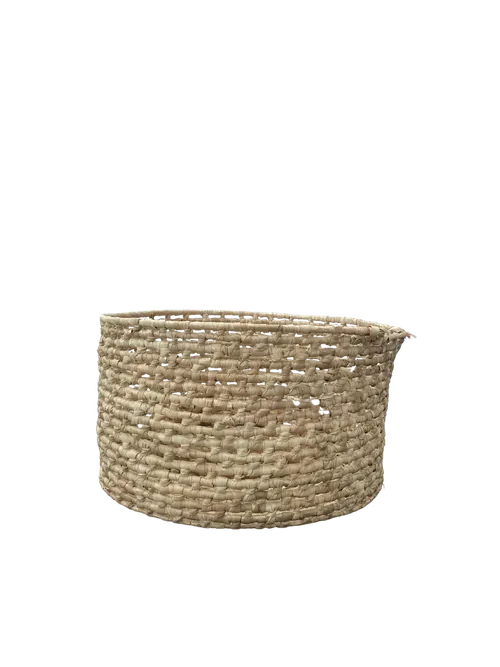 Round Hand Woven Basket (Small)