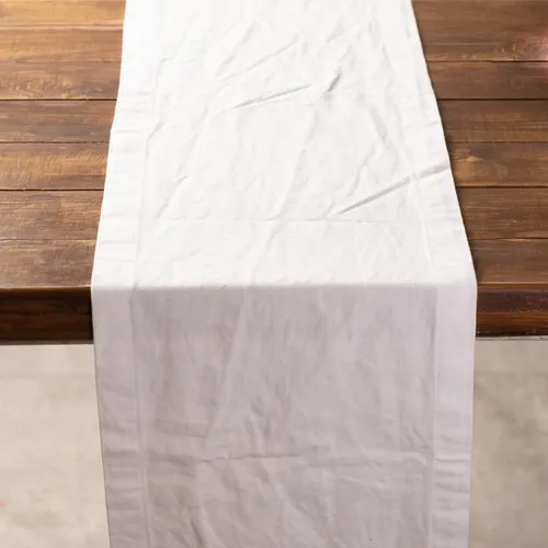 White Table Runner