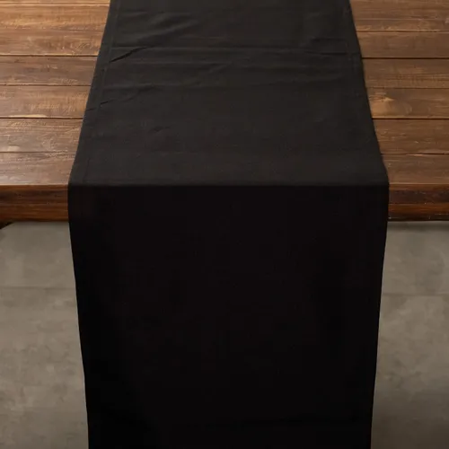 Black Table Runner