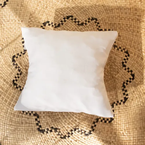 White Throw Cushion 
