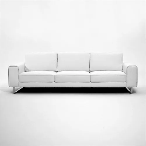 Leather 3 Seater Lounge