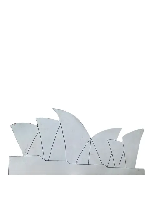 Sydney Opera House Cutout Prop