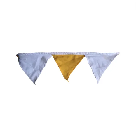 Yellow & White Bunting (10m)
